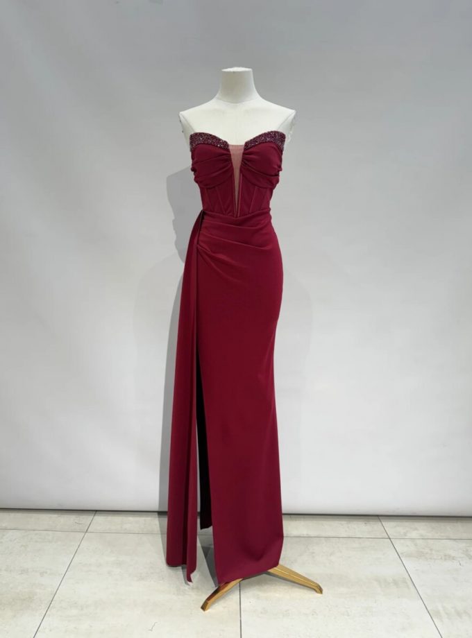 Vestido Sirena Corsé Brillos