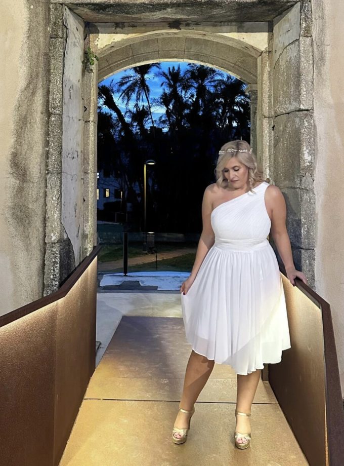 Vestido Antía Novia Corto