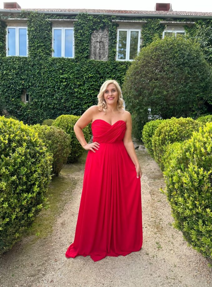 Vestido Escote Corazón Curvy