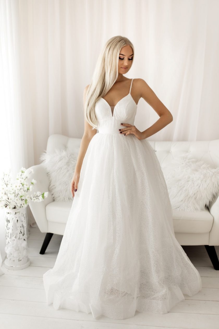 Vestido Glitter Novia - Imagen 6