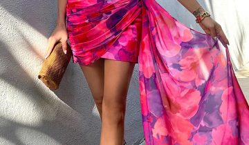 Vestido Gasa Corto Lazada