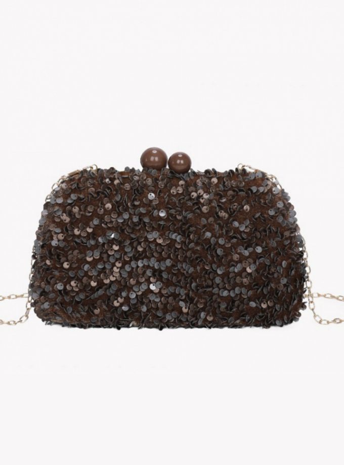 Bolso Lentejuelas Terciopelo