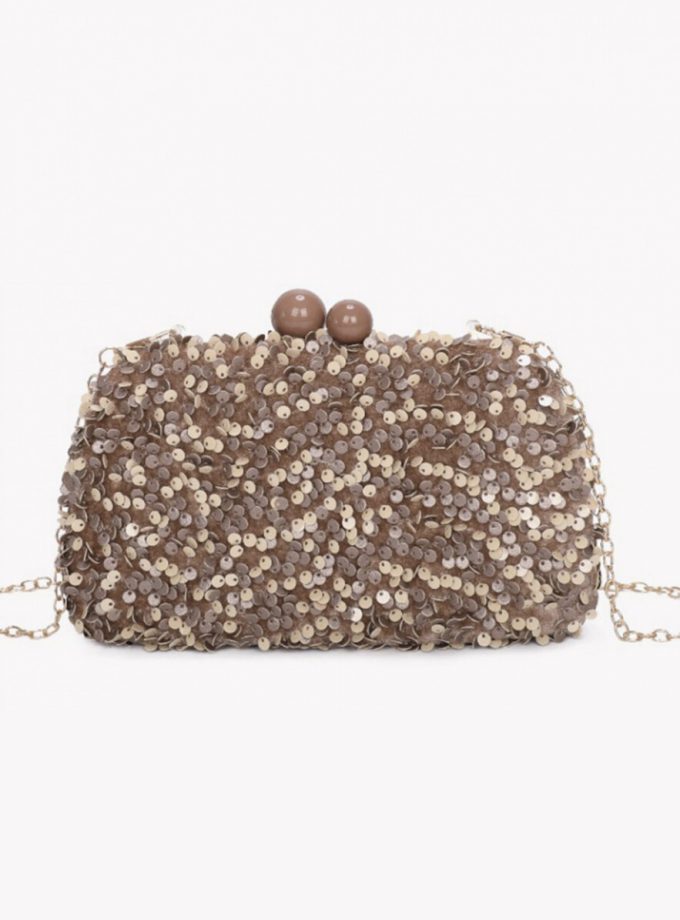 Bolso Lentejuelas Terciopelo