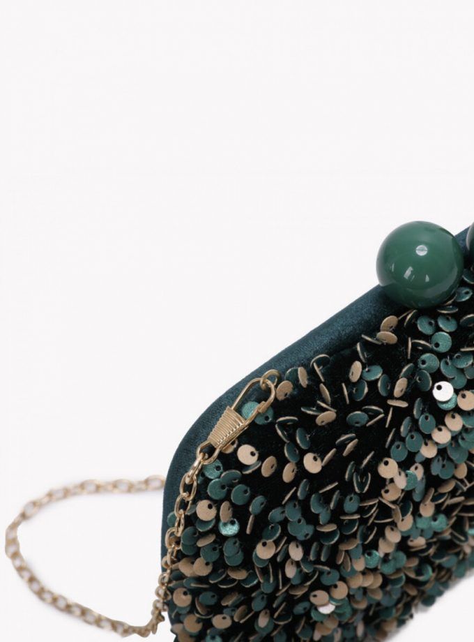 Bolso Lentejuelas Terciopelo