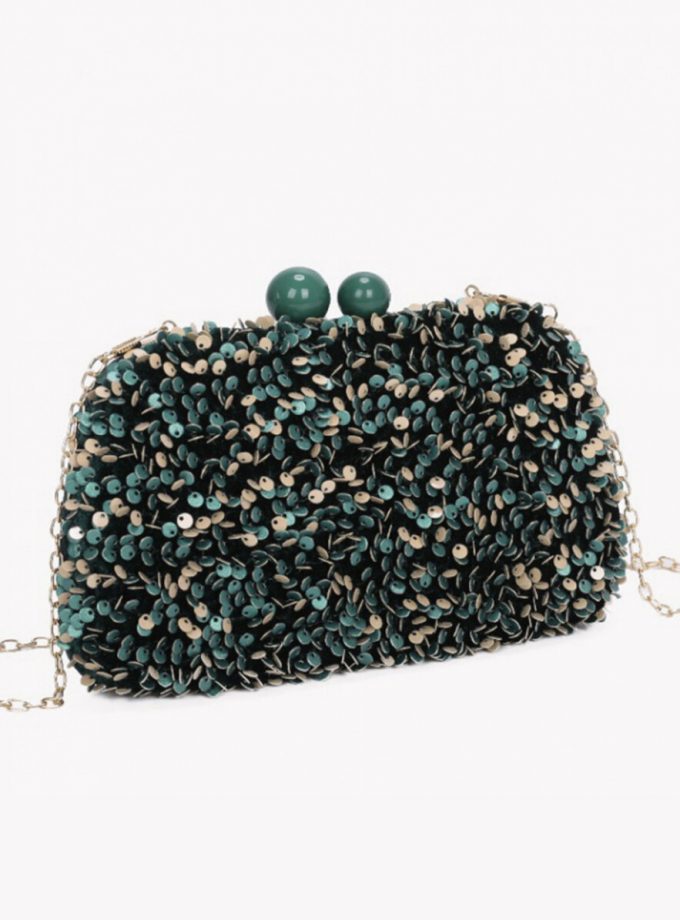 Bolso Lentejuelas Terciopelo