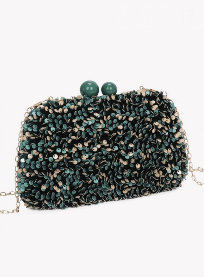 Bolso Lentejuelas Terciopelo