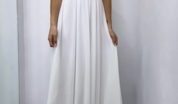 Vestido Novia Halter Espalda