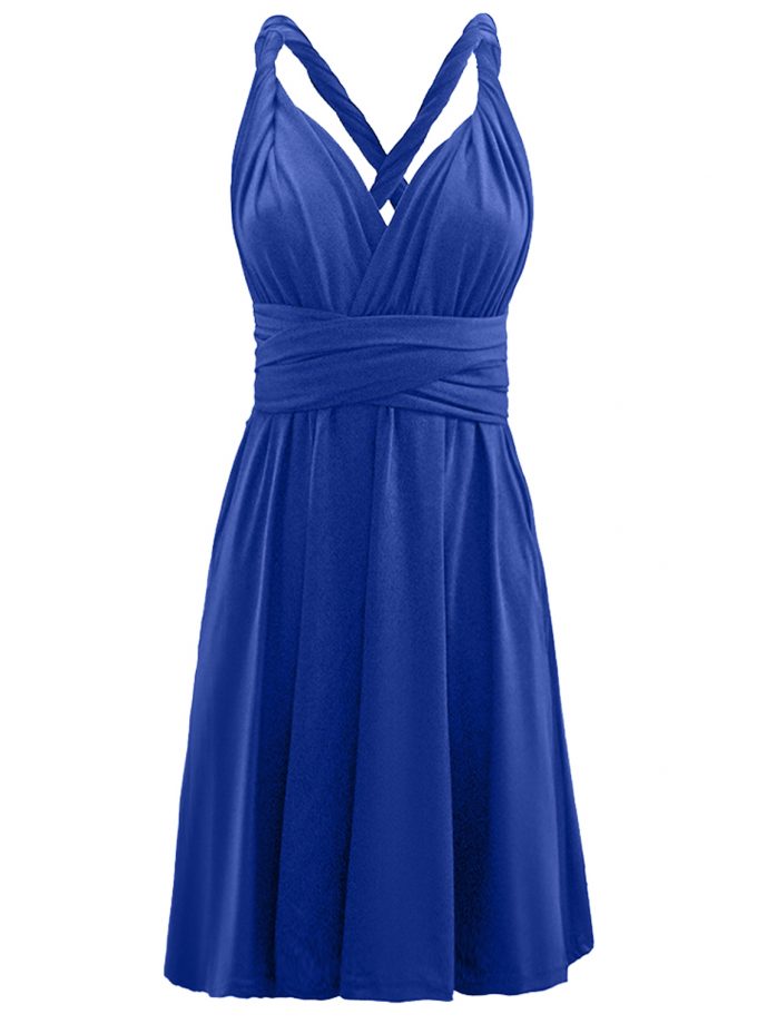 Vestido Multiposición Corto Bolsillos