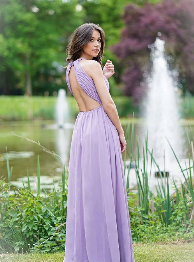 Vestido Halter Espalda