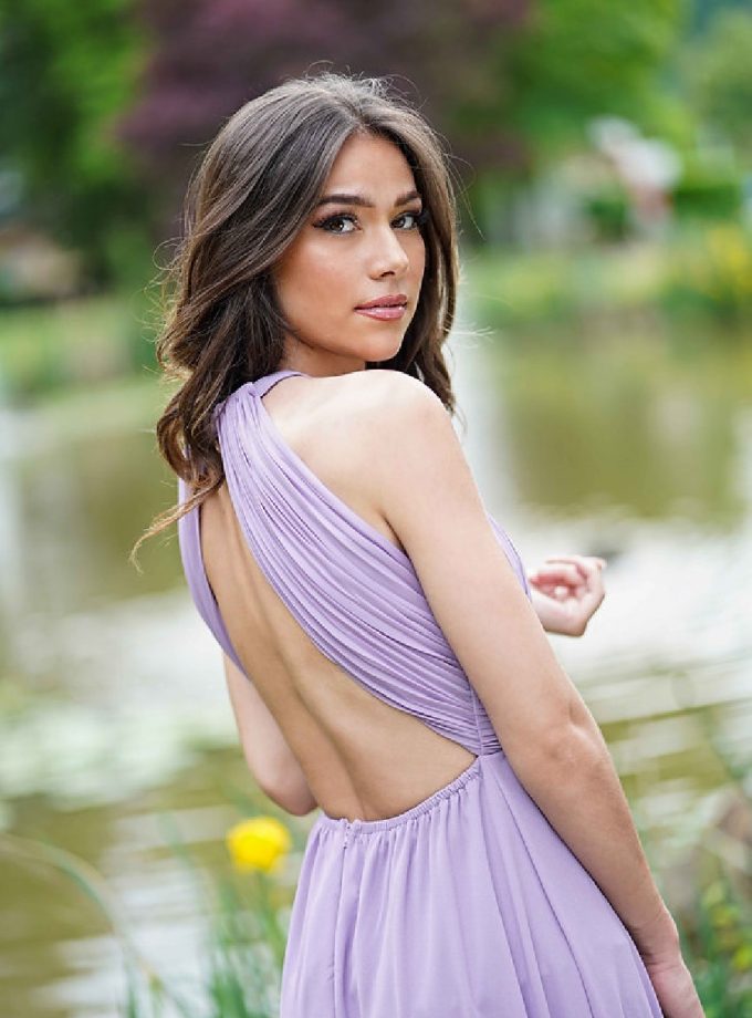 Vestido Halter Espalda