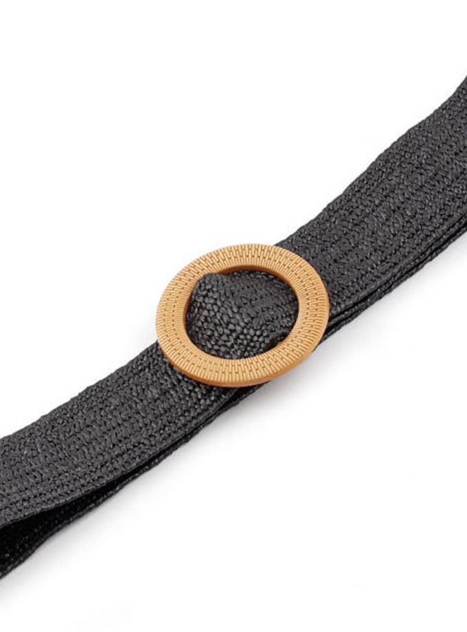 Cinturón Rafia Círculo