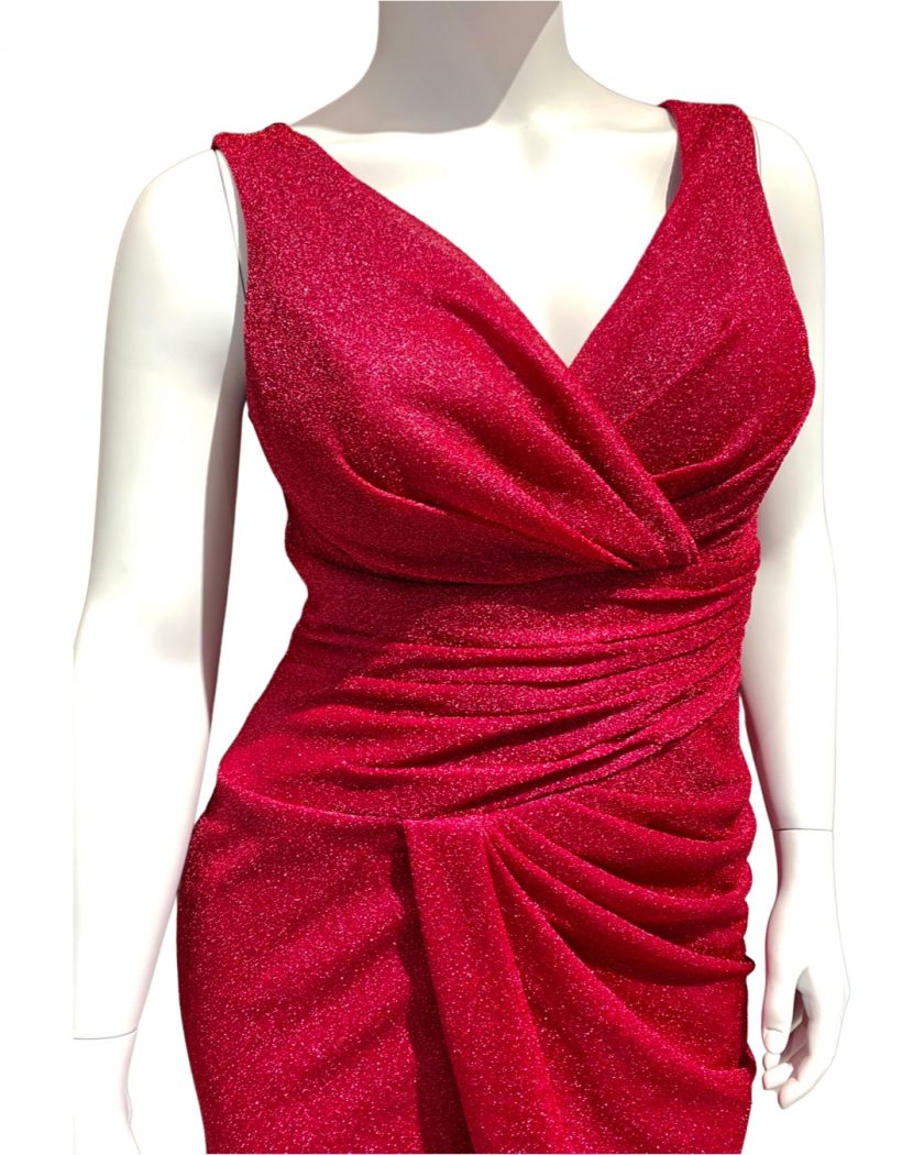 Vestido Plumas Hombros Curvy - Imagen 9
