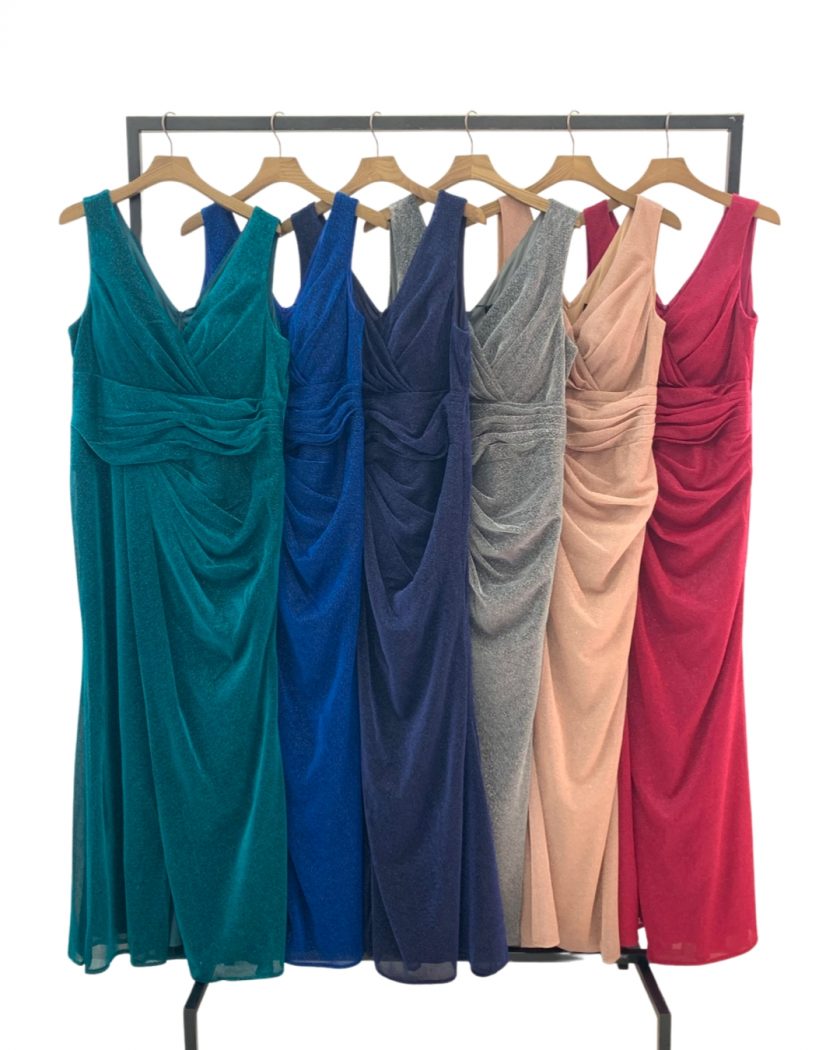 Vestido Plumas Hombros Curvy - Imagen 12