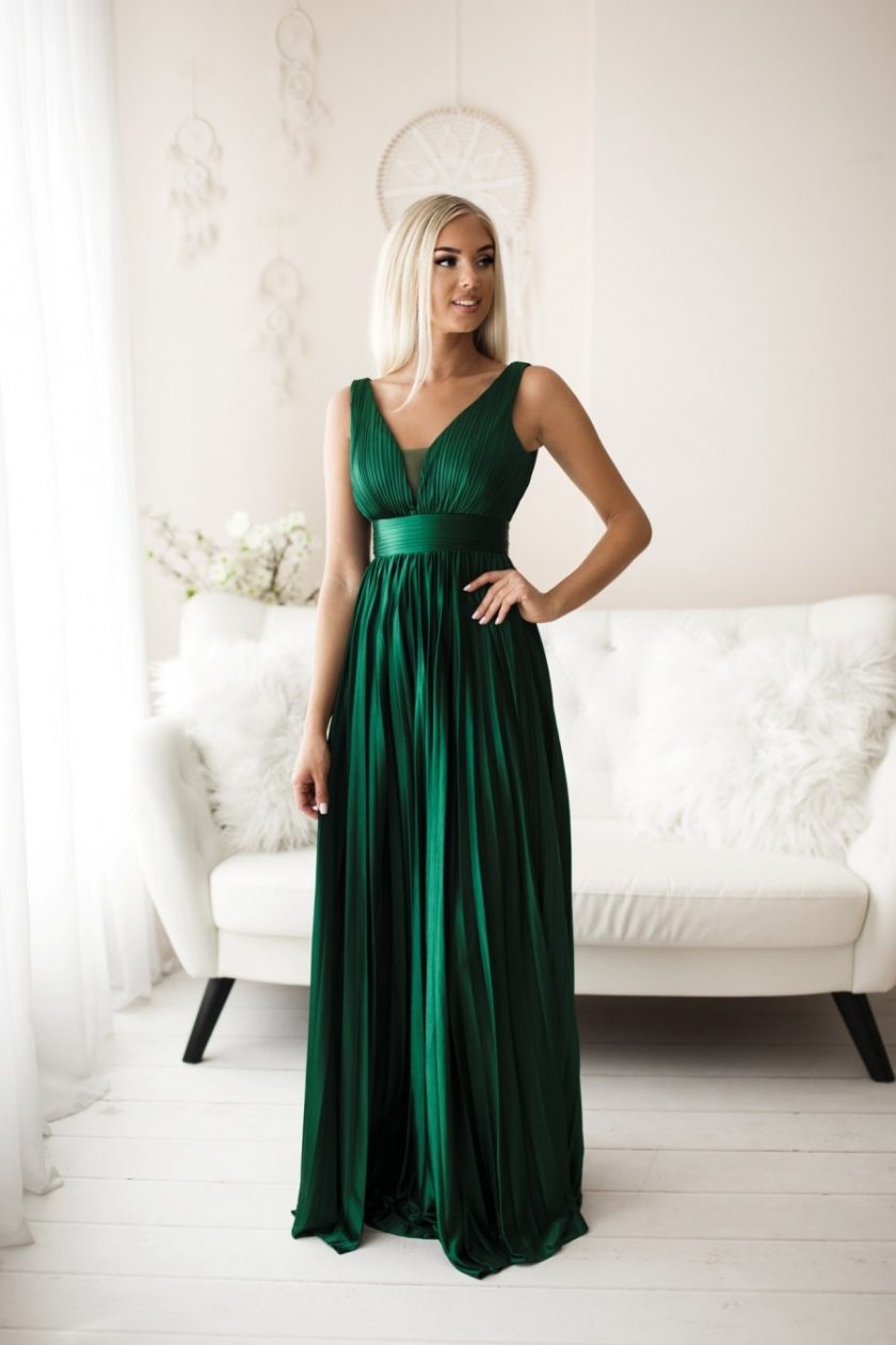 Vestido Seda Plisado - Imagen 15