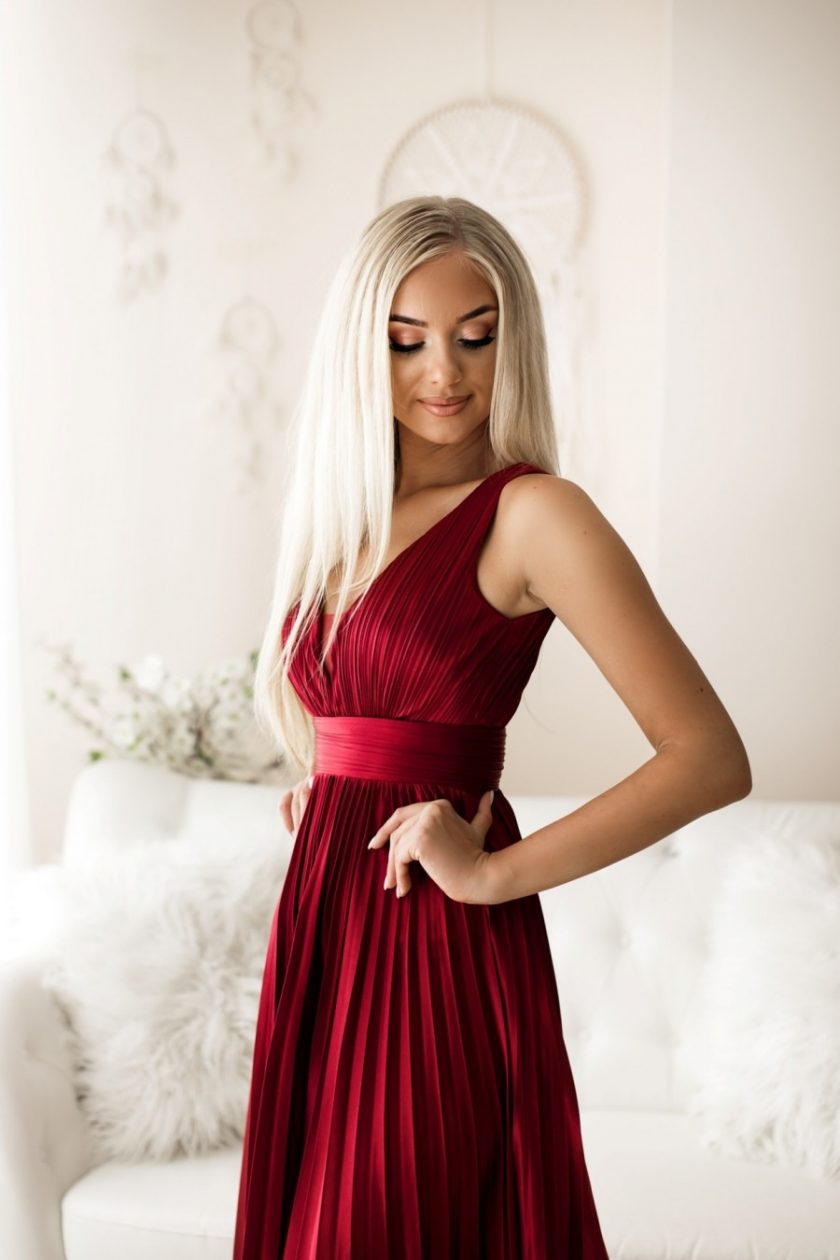 Vestido Seda Plisado - Imagen 17