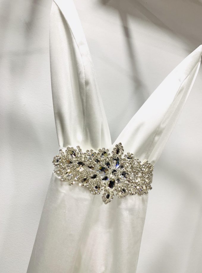 Cinturón Pedrería Novia Cruz Central