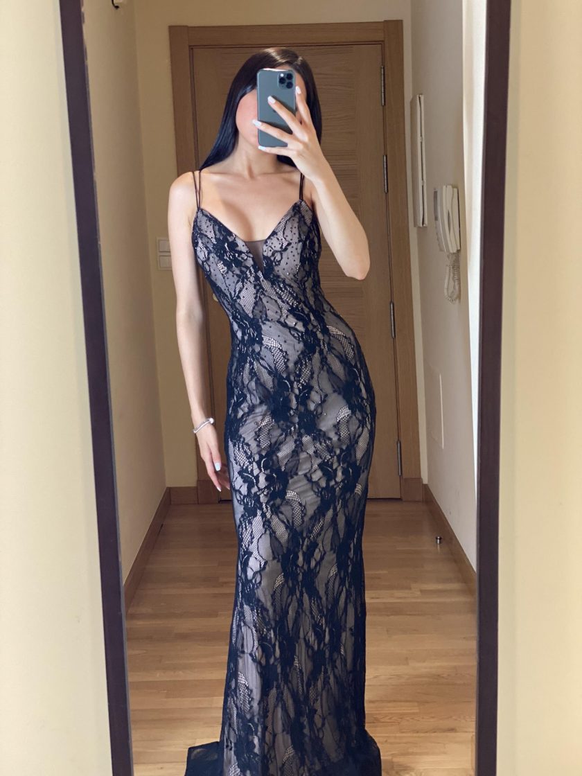 Vestido Sirena Espalda Cruzada - Imagen 10