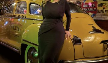 Vestido Drapeado Cintura Mangas