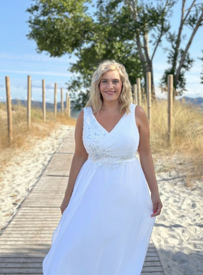 Vestido Curvy Chal Novia