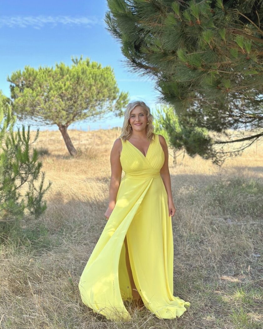 Vestido Analia Abertura Curvy - Imagen 95