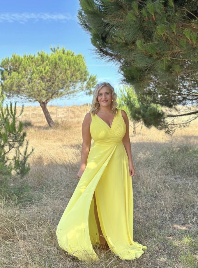 Vestido Analia Abertura Curvy