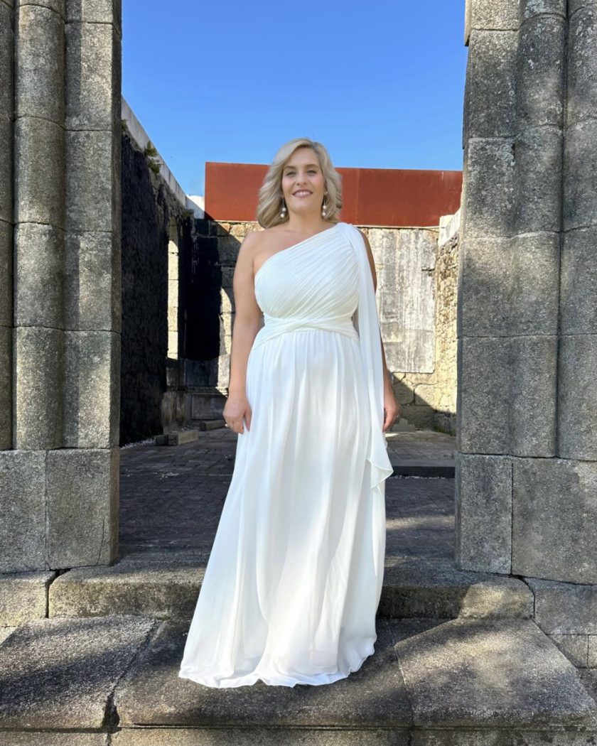 Vestido Antía Novia Nudo Cintura - Imagen 9