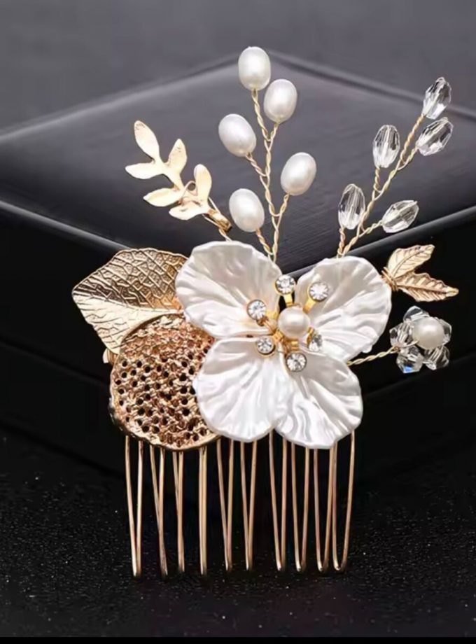 Tocado Novia Peineta Flor