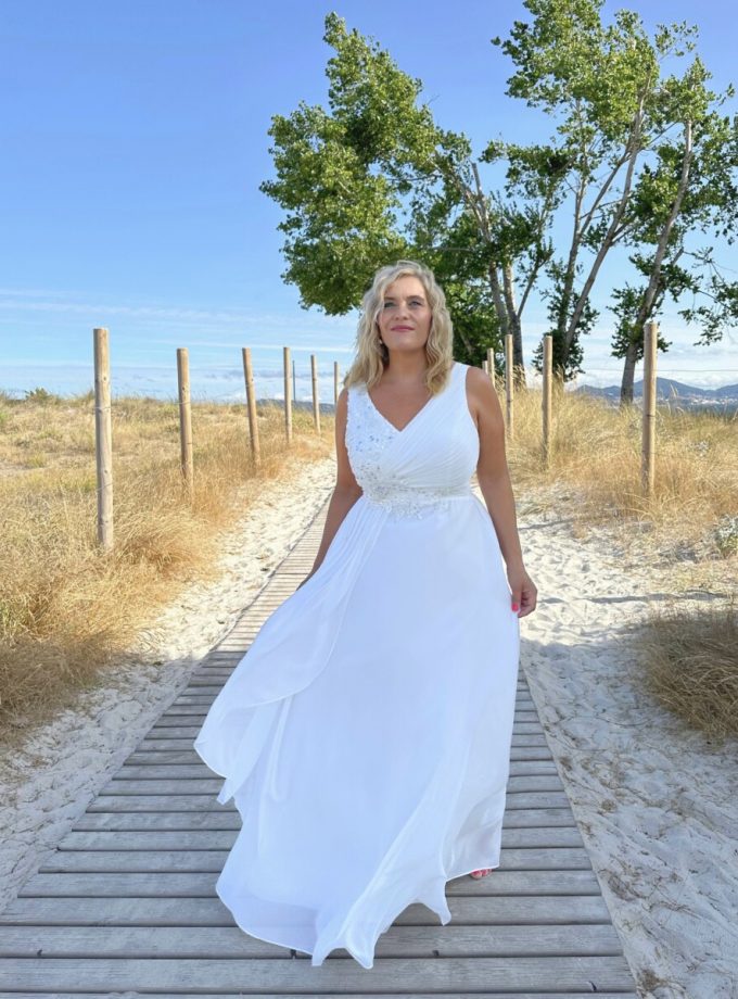 Vestido Curvy Chal Novia
