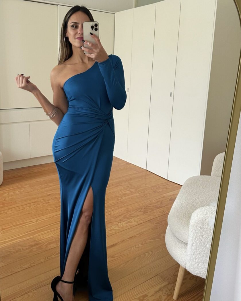 Vestido Seda 1 Manga - Imagen 12