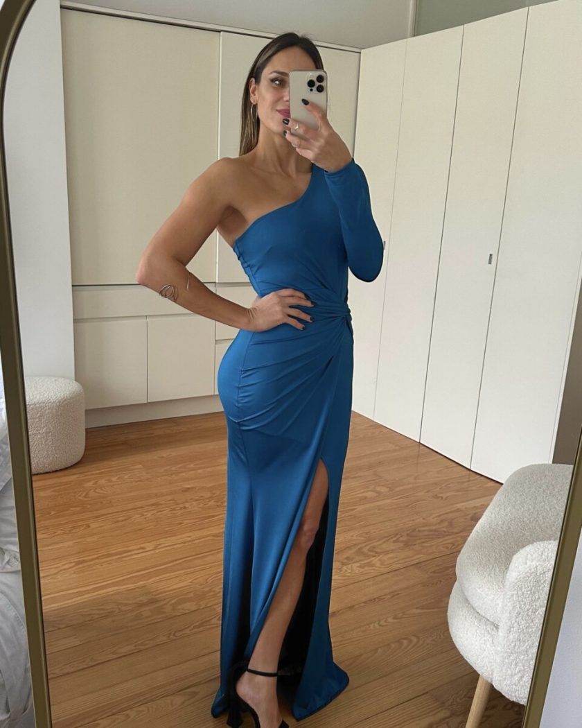 Vestido Seda 1 Manga - Imagen 19