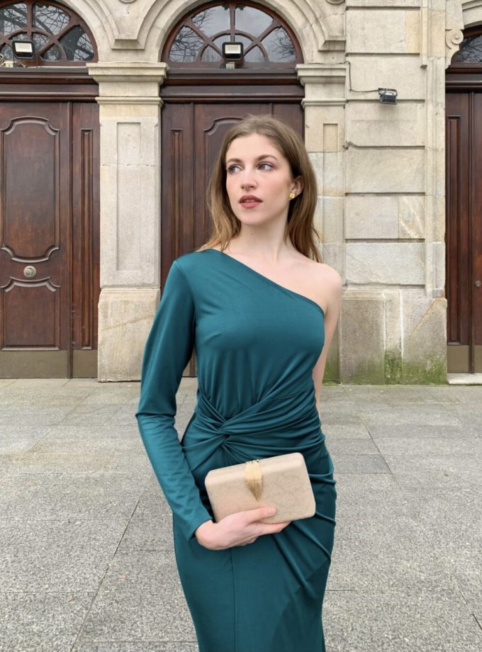 Vestido Seda 1 Manga