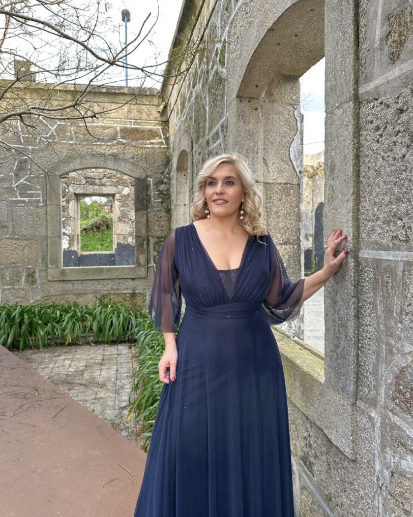 Vestido Tul Basic Manga Larga Brillos - Imagen 7