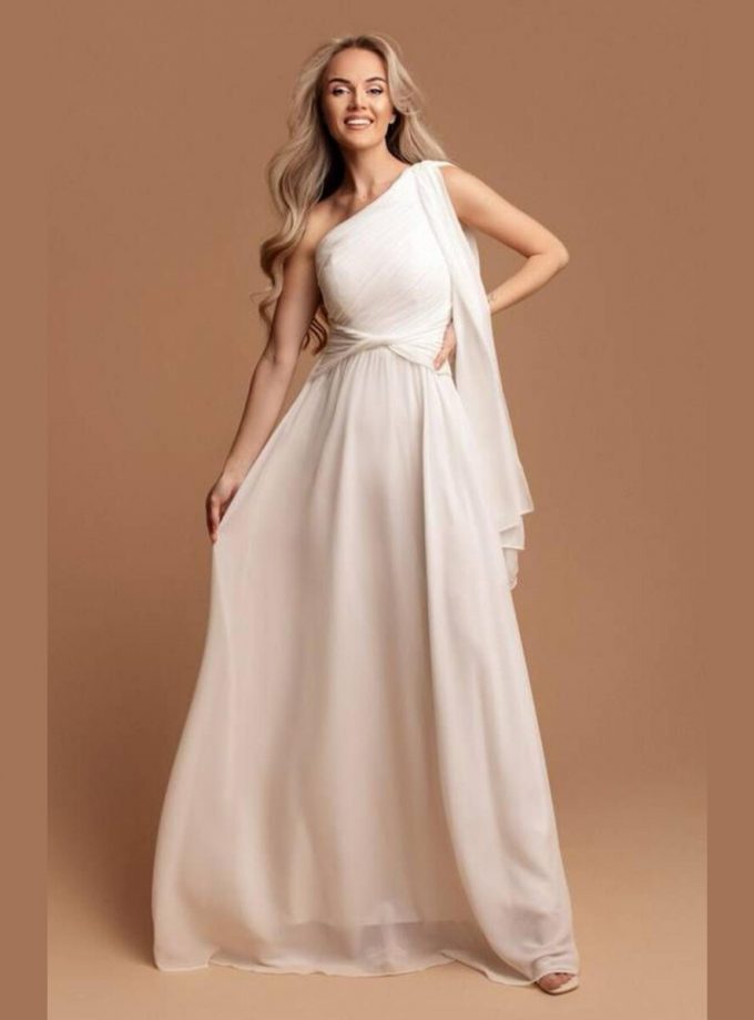 Vestido Antía Novia Nudo Cintura