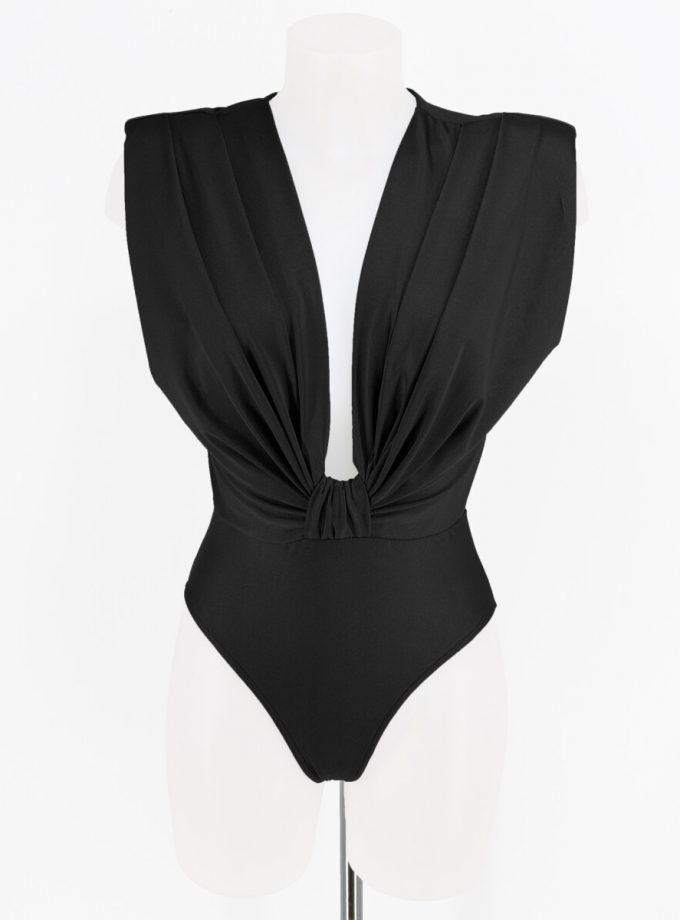 Body Seda Escote Nudo