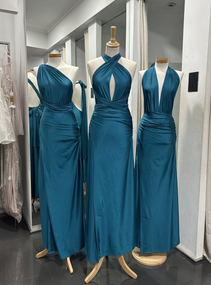 Vestido Multiposición Seda Sirena
