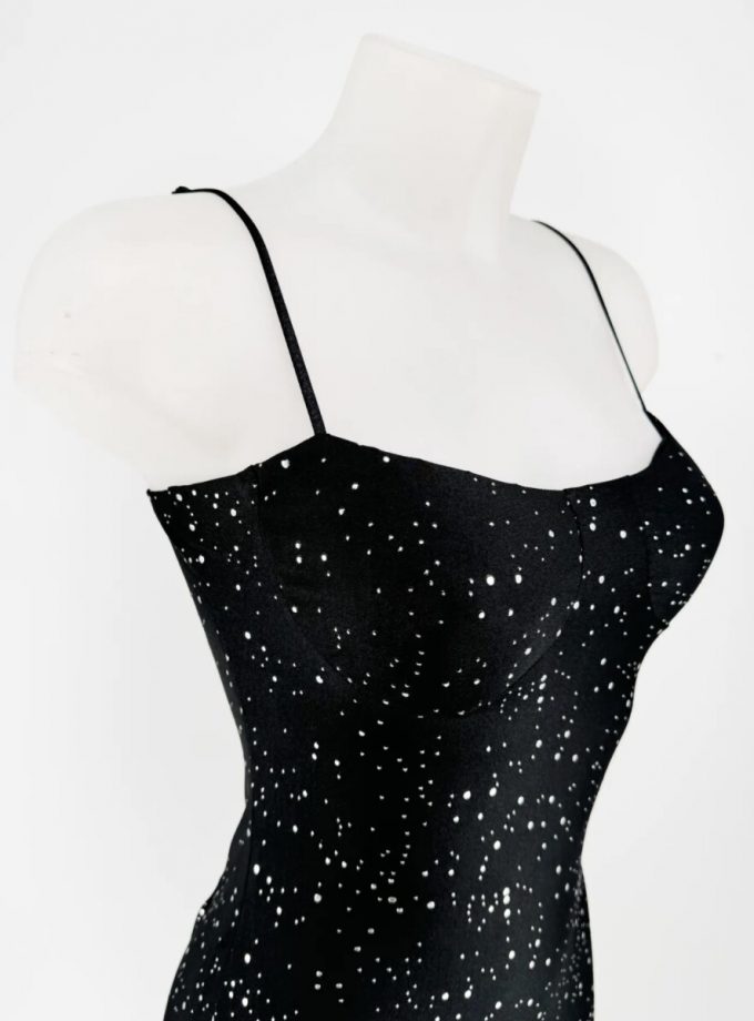 Vestido Basic Tirantes Gotitas