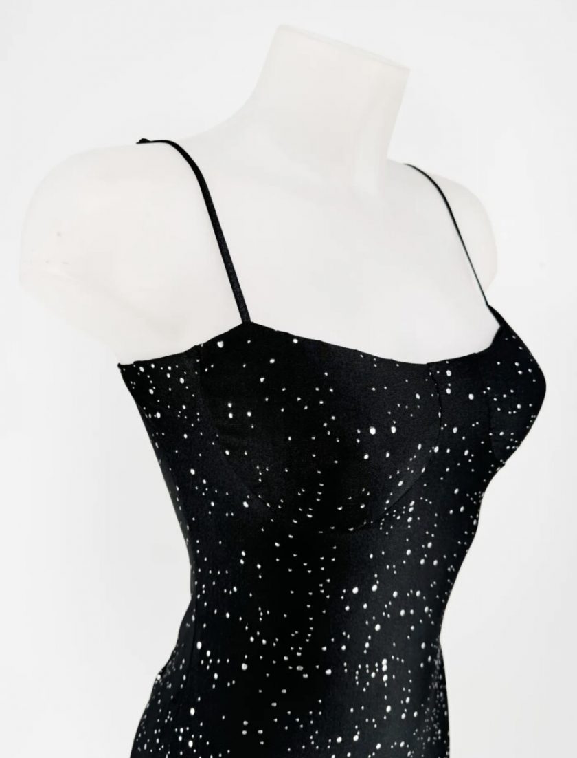 Vestido Basic Tirantes Gotitas