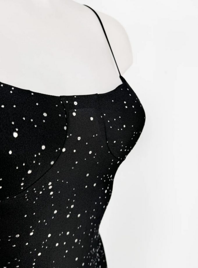 Vestido Basic Tirantes Gotitas