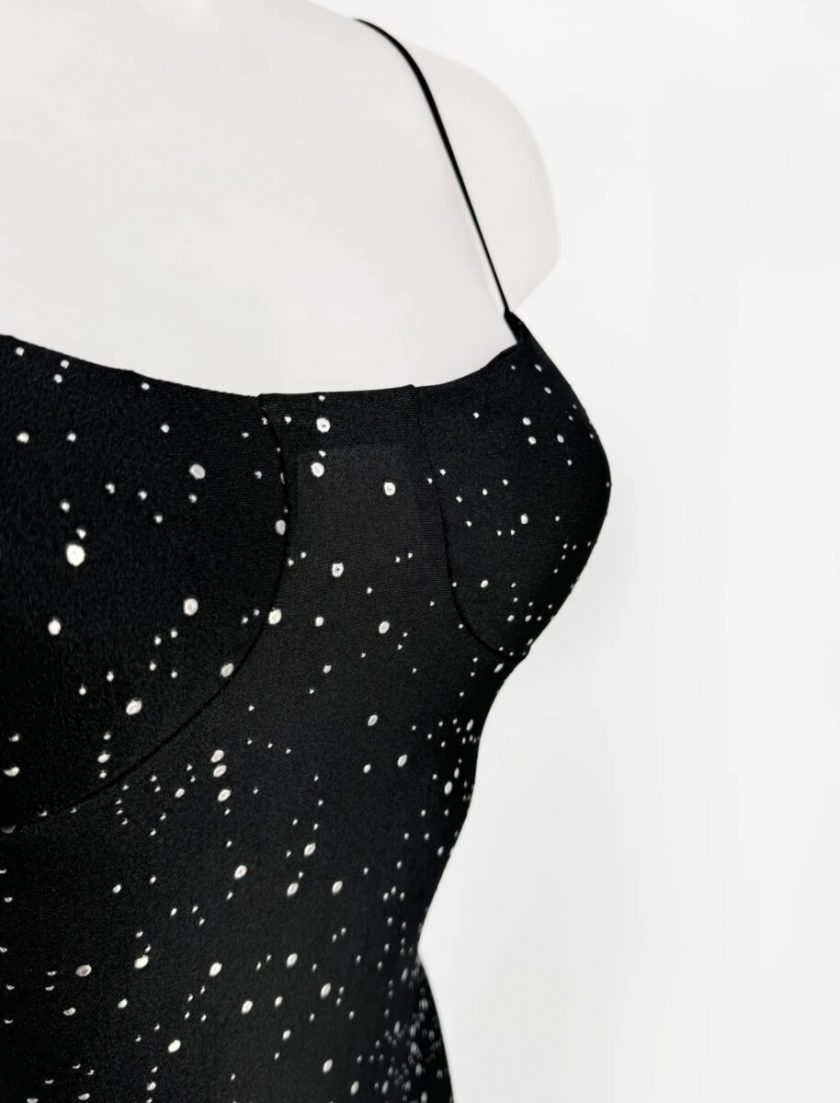 Vestido Basic Tirantes Gotitas