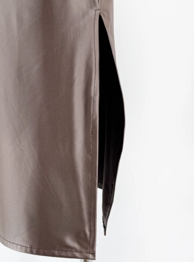 Vestido Polipiel Hebilla