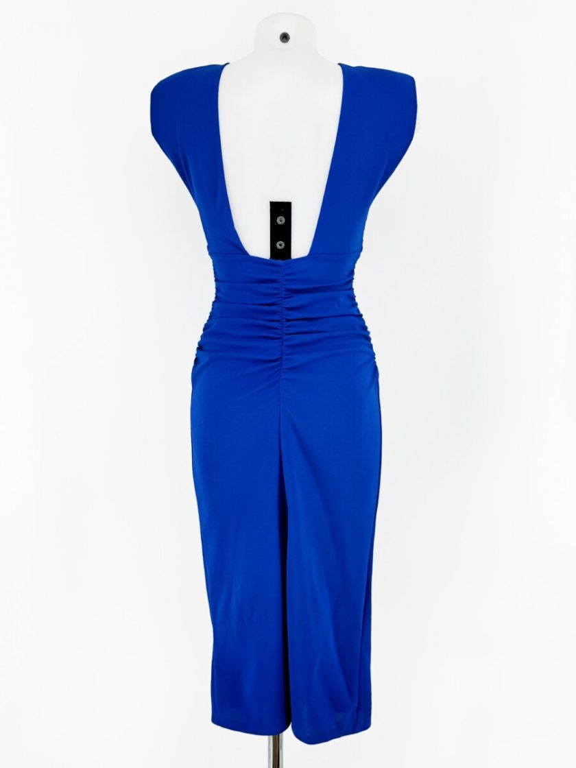 Vestido Cruzado Abertura Midi - Imagen 10