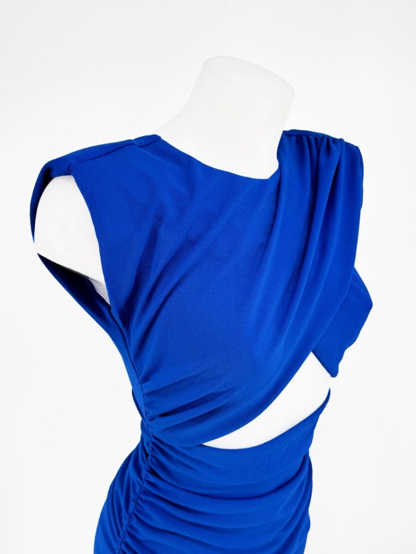 Vestido Cruzado Abertura Midi - Imagen 8
