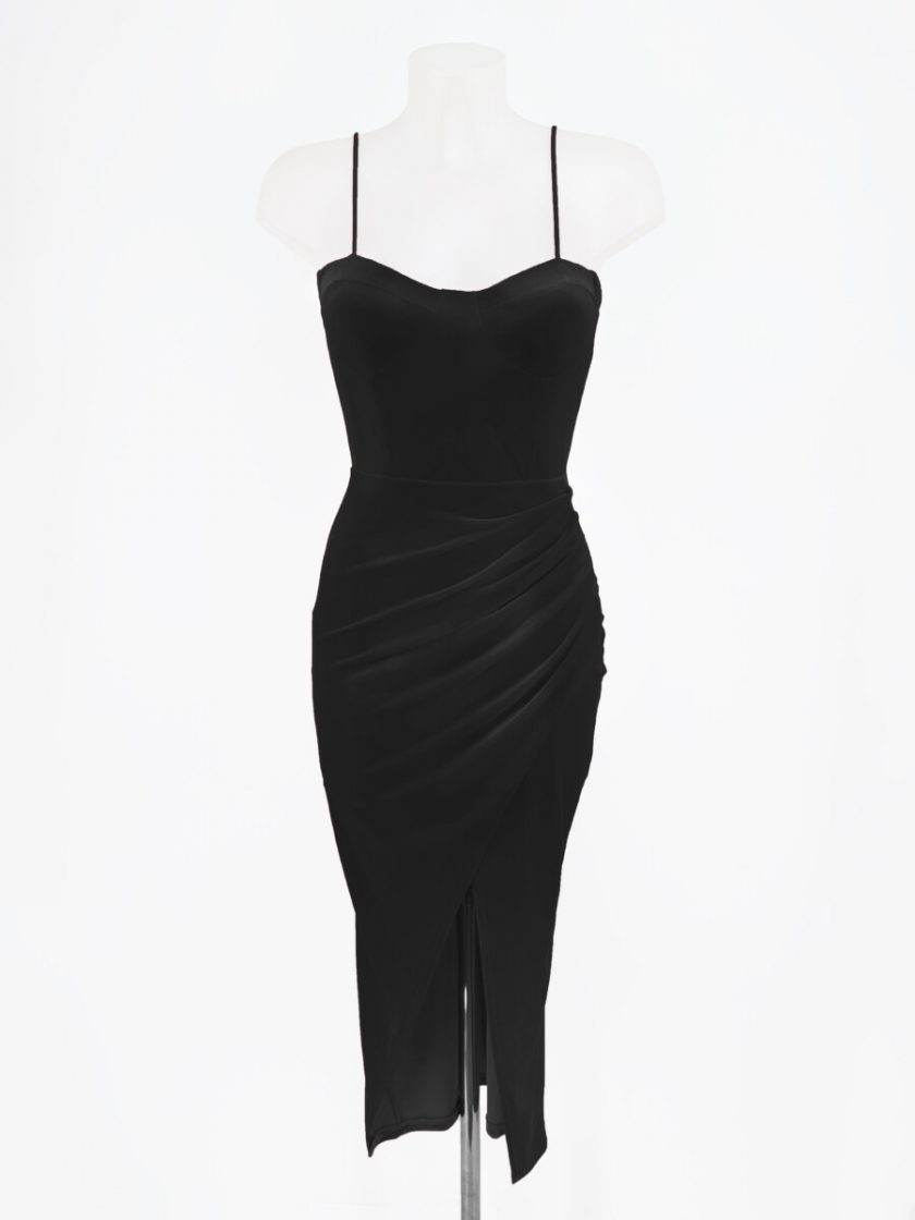 Vestido Corsé Tirantes Terciopelo - Imagen 6