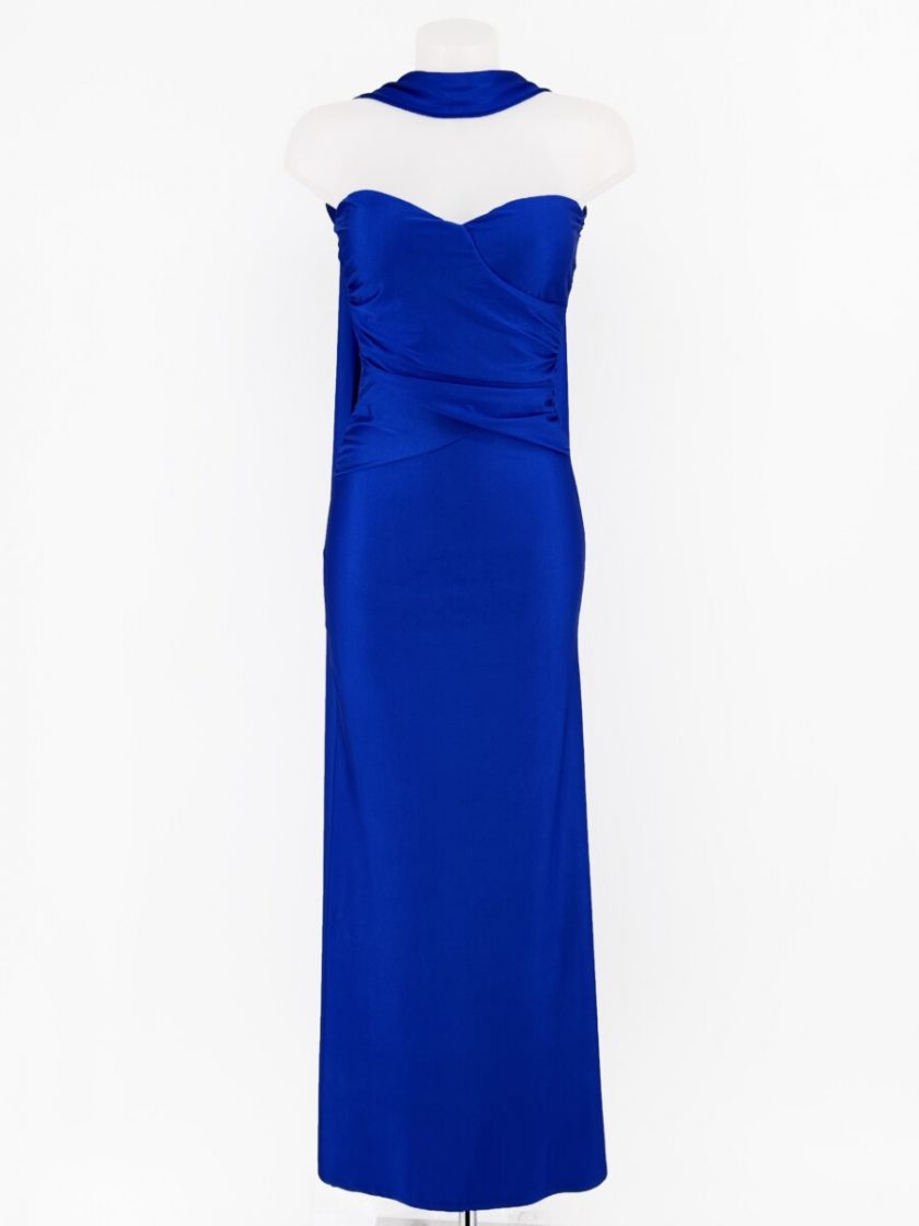 Vestido Sirena Cuello Alas - Imagen 9