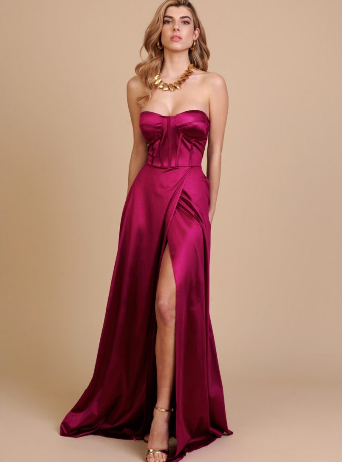 Vestido Corsé Seda Basic