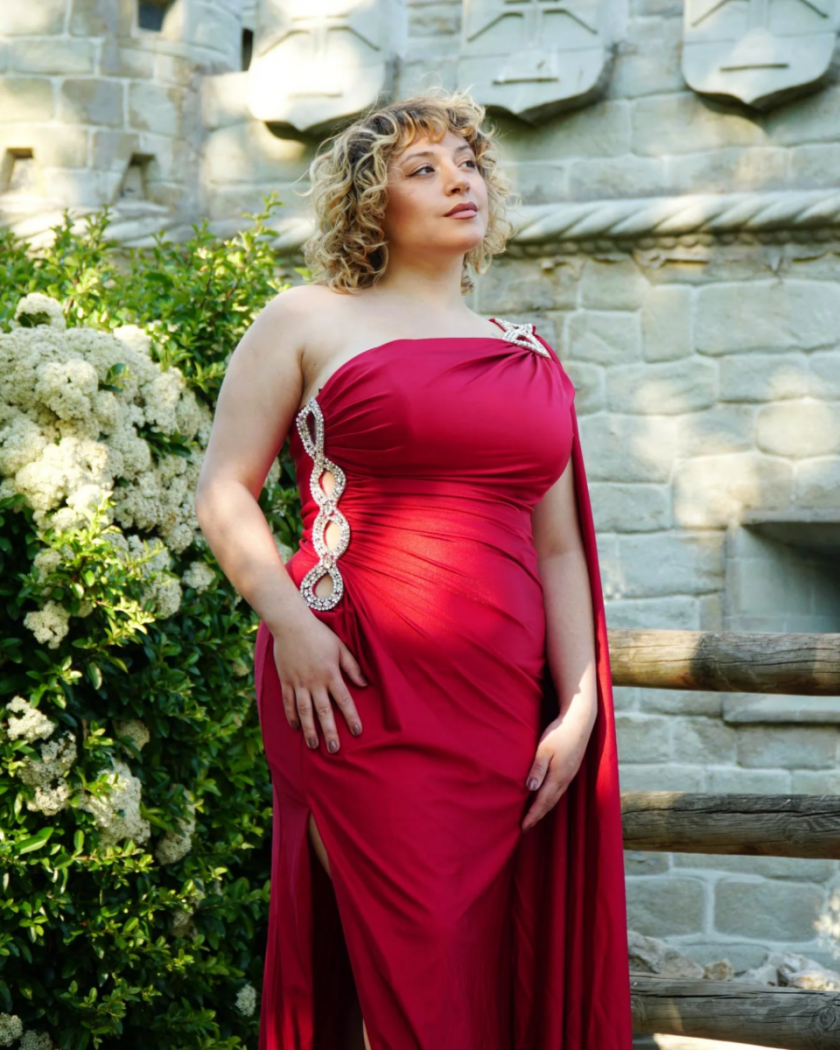 Vestido Sirena Seda Curvy - Imagen 7