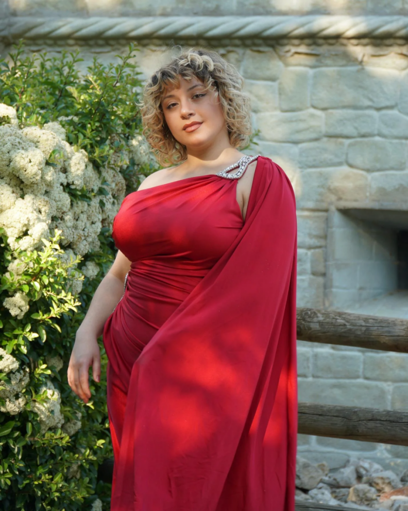 Vestido Sirena Seda Curvy - Imagen 3