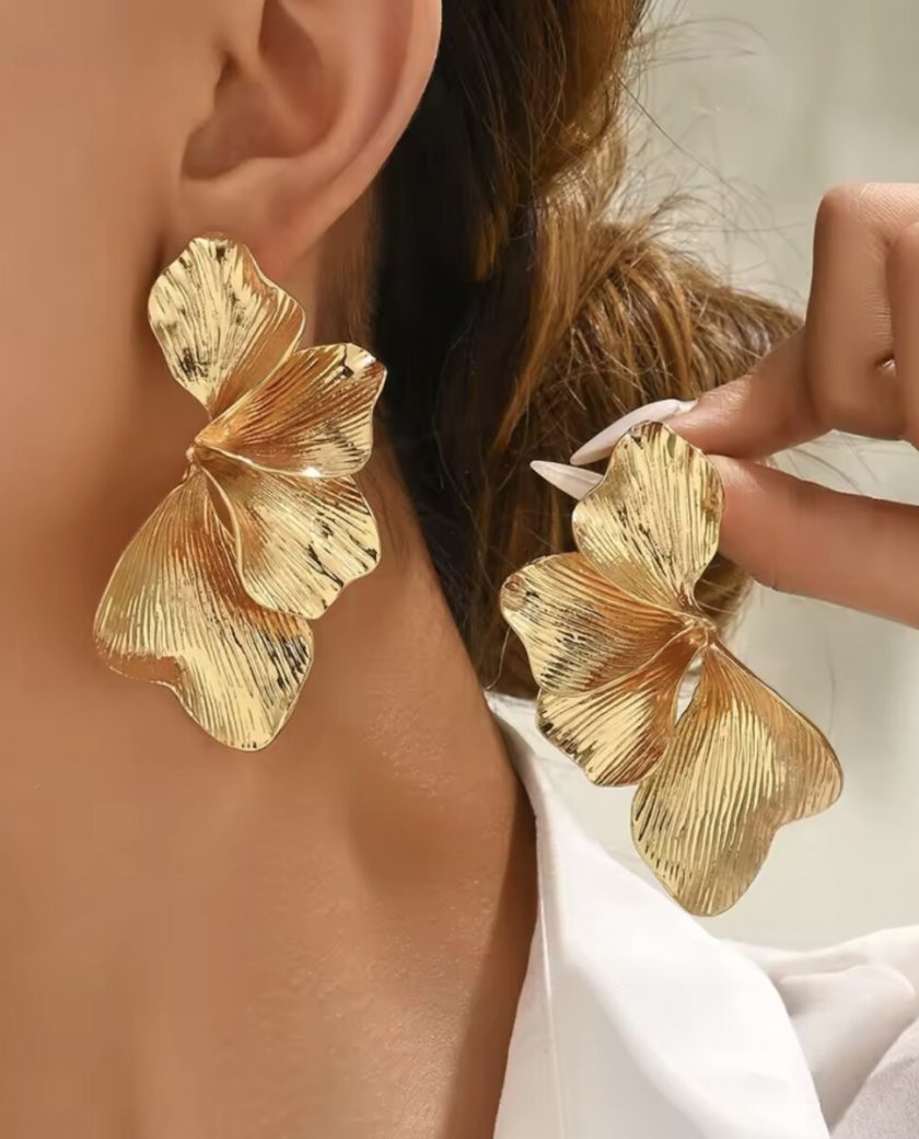 Pendientes Media Flor