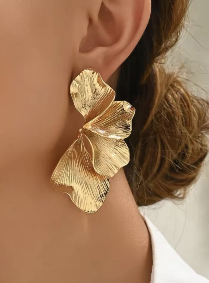 Pendientes Media Flor