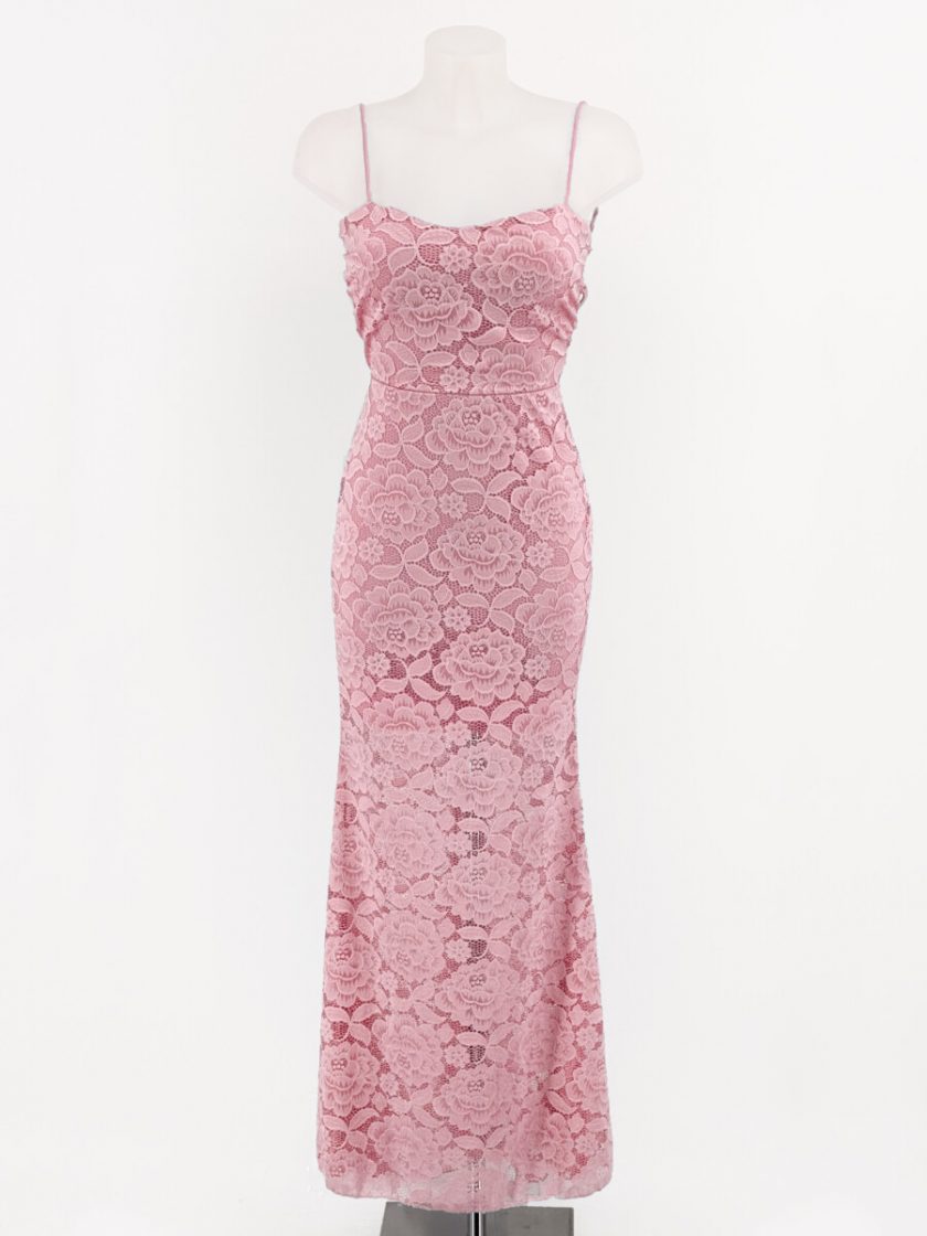 Vestido Encaje Sirena Espalda Cruzada - Imagen 37